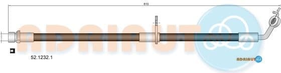 Brake Hose 52.1232.1