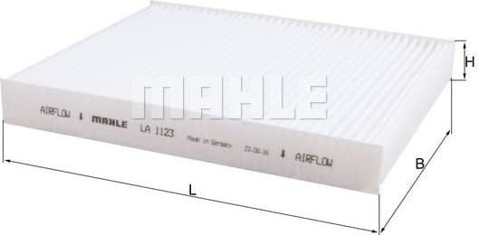 Filter, cabin air LA1123 - image 2