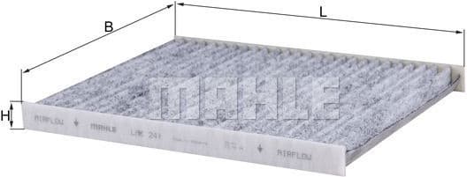 Filter, cabin air LAK241 - image 2