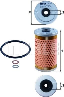 Oil Filter OX33D - image 2