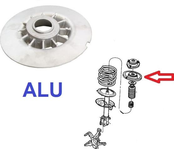 Shock absorber mounting front 4743043AB