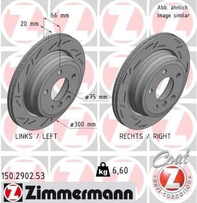 Brake Disc BLACK Z 150.2902.53