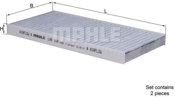 Filter, cabin air LAK444/S - image 2