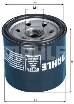 Oil Filter OC574 - image 2
