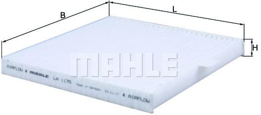 Filter, cabin air LA1175 - image 2