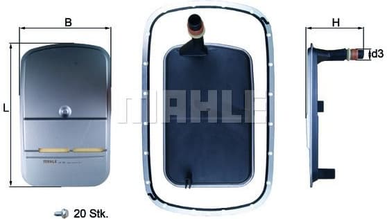 Hydraulic Filter, automatic transmission HX159KIT - image 2