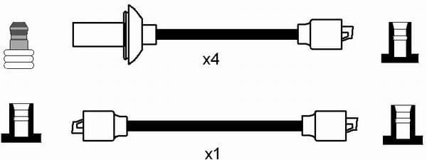Ignition Cable Kit RC-VW217 - image 2