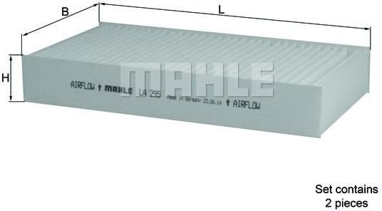 Filter, cabin air LA295/S - image 2