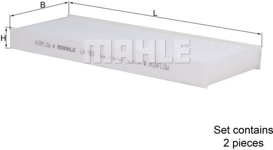 Filter, cabin air LA921/S - image 2