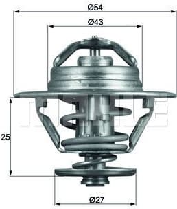 Thermostat, coolant BEHR TX9374D - image 2