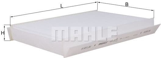 Filter, cabin air LA889 - image 2