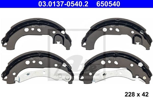 Brake Shoe Set 03.0137-0540.2 - image 2