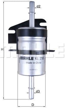 Fuel Filter KL238 - image 2