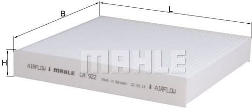 Filter, cabin air LA922 - image 2
