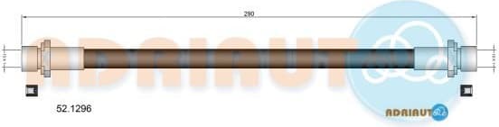 Brake Hose 52.1296