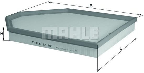 Filter air LX1991 - image 2