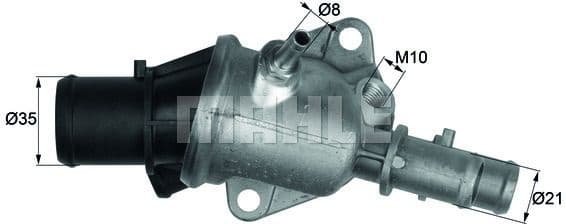 Thermostat, coolant BEHR TI11588 - image 2