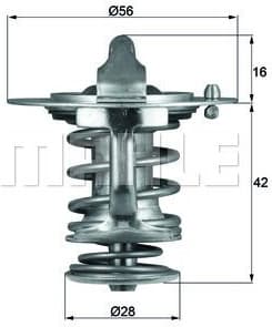 Thermostat, coolant BEHR TX8376D - image 2