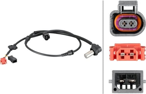 Sensor, wheel speed 6PU 012 806-921