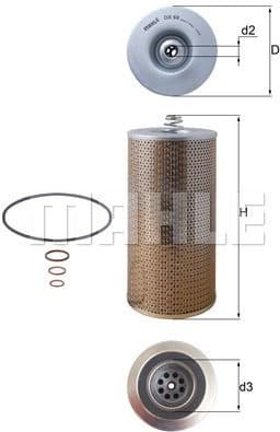 Oil Filter OX69D - image 2
