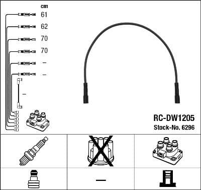 Ignition Cable Kit RC-DW1205
