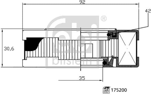 Filter, crankcase ventilation 175200 - image 3