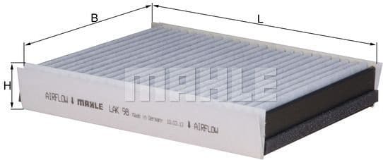 Filter, cabin air LAK96 - image 2