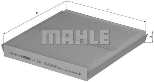 Filter, cabin air LA234 - image 7