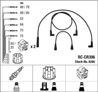 Ignition Cable Kit RC-CR306