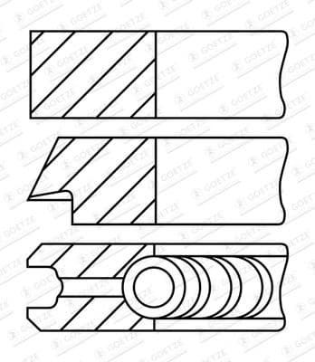 Piston Ring Set 08-148307-00