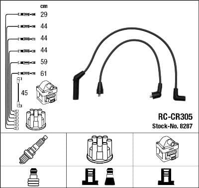 Ignition Cable Kit RC-CR305