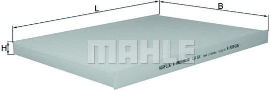 Filter, cabin air LA64 - image 2