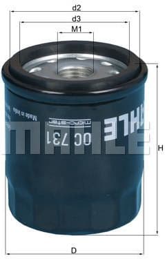 Oil Filter OC731 - image 2