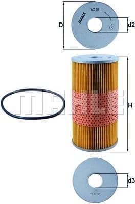 Oil Filter OX55D - image 2