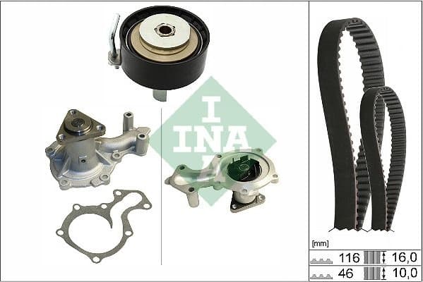 Water Pump & Timing Belt Kit 530 0700 30