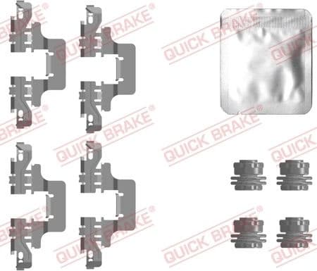 Accessory Kit, disc brake pad 109-0128