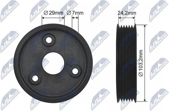 Tensioner Pulley, V-belt RKP-RE-021