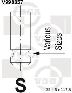 Intake Valve V998857