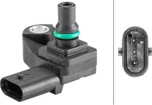 Sensor, intake manifold pressure 6PP 358 152-401