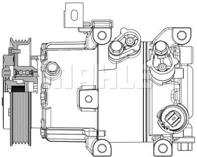 Compressor, air conditioning BEHR *** PREMIUM LINE *** ACP 631 000P - image 9