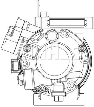 Compressor, air conditioning BEHR *** PREMIUM LINE *** ACP 631 000P - image 12