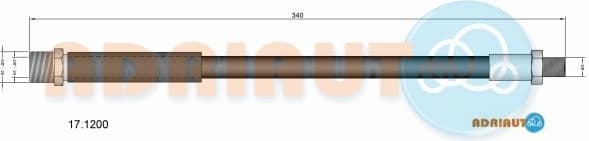 Brake Hose 17.1200