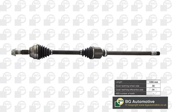 Drive Shaft DS6738R