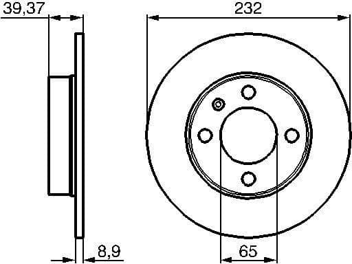 Brake Disc 0986479C67 - image 5