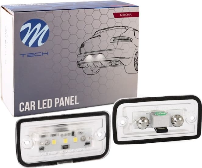 Valstybinio numerio žibintas 2X LED MB W203, C209, W209, A209, R230