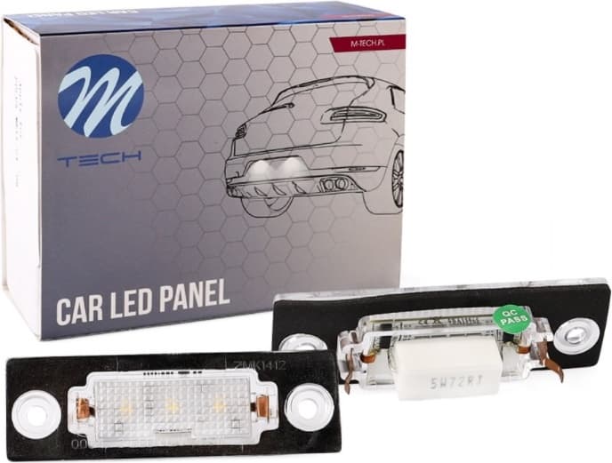 Valstybinio numerio žibintas 2X LED VW Touran, Golf Plus, Passat, Transporter ir kt.