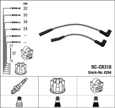 Ignition Cable Kit RC-CR310