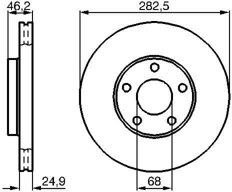 Brake Disc 0986479C81 - image 5
