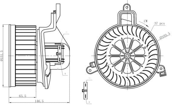 Interior Blower 34299 - image 5