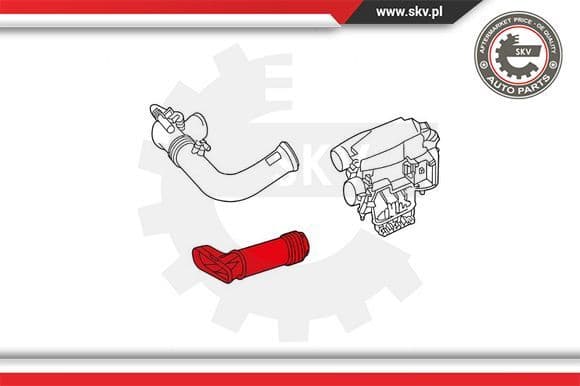 Intake Hose, air filter 43SKV906 - image 4